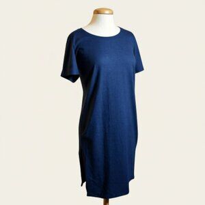 Socialite Indigo T-Shirt Dress Women’s Medium NWT Soft Stretch Short Sleeve